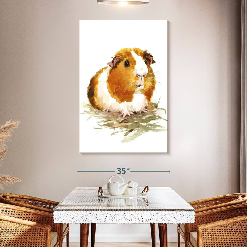 Brampt Guinea Pig, 51" H x 34" W