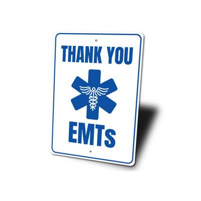 EMT Aluminum Sign