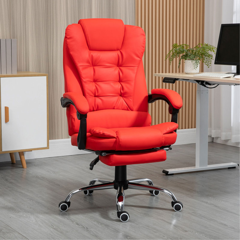  Fauteuil de direction à usage commercial, Rouge