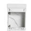 [Meuble-lavabo mural flottant de 16 pouces] Avec lavabo en céramique et porte à fermeture en douceur, convient aux petites salles de bain