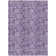Machine Washable Indoor/Outdoor Xhevrie Plum Rug