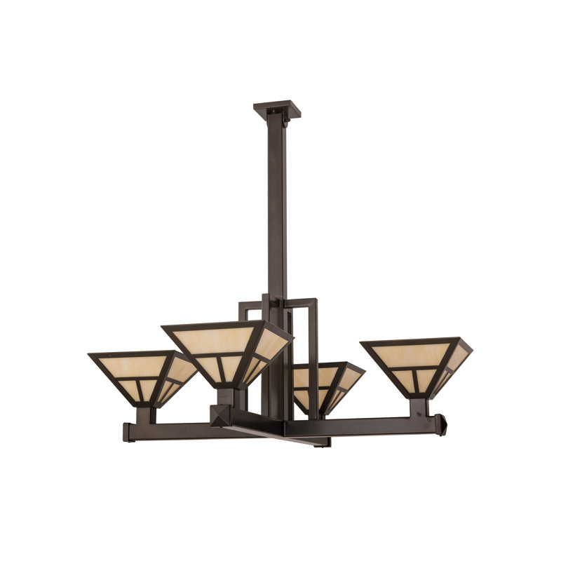 Kidsgrove 4 - Light Chandelier, 42" H x 12" W x 12" D