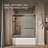 Levity 59.63" x 62" Bypass Bath Door with CleanCoat Technology-69281718-69281721