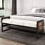 56.7" Boucle Fabric Upholstered Bench-615471331