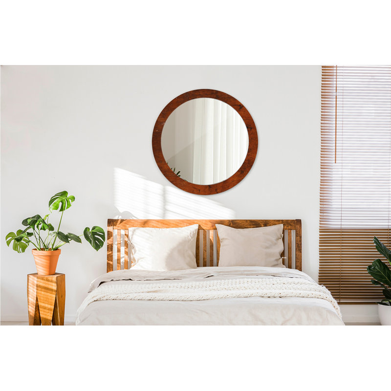 Huldar Glass Flat Wall Mirror