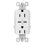 radiant 15A Tamper-Resistant with Ultra-Fast 6.0A USB Type C/C Outlet