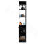 Armoire de rangement en lin avec une porte Parks, une grande armoire de salle de bain avec 6 tablettes, pour salle de bain, salon, cuisine-2101827585