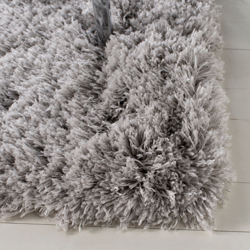 Hermina Silver Area Rug, Rectangle 4' x 6'