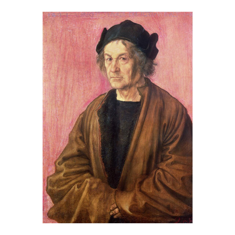 «Albrecht Durer's Father» par Albrecht Dürer - Estampe numérique, H 20 po x l 16 po