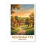 Housham Tye, England - Romantic Countryside Travel Poster of an Idyllic English Village. Giclee Print on Wrapped Canvas. Wall Art, Home Decor - Cities & Towns, England 1 Piece Wrapped Canvas Wall Art-471618589