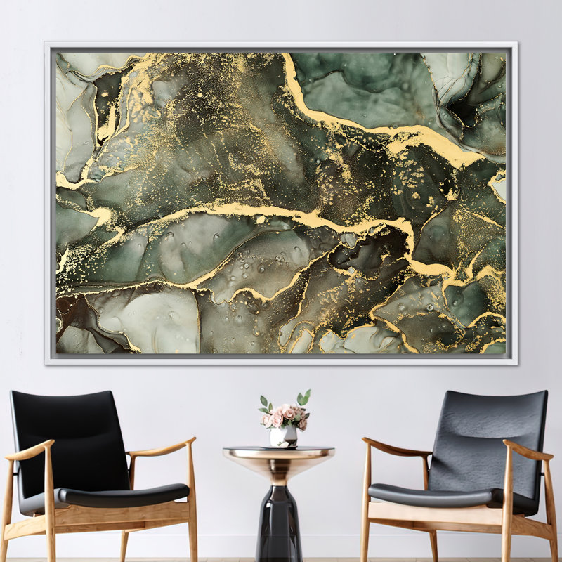 Print on Canvas, White, Framed Print without Mat, 80 cm H x 110 cm W