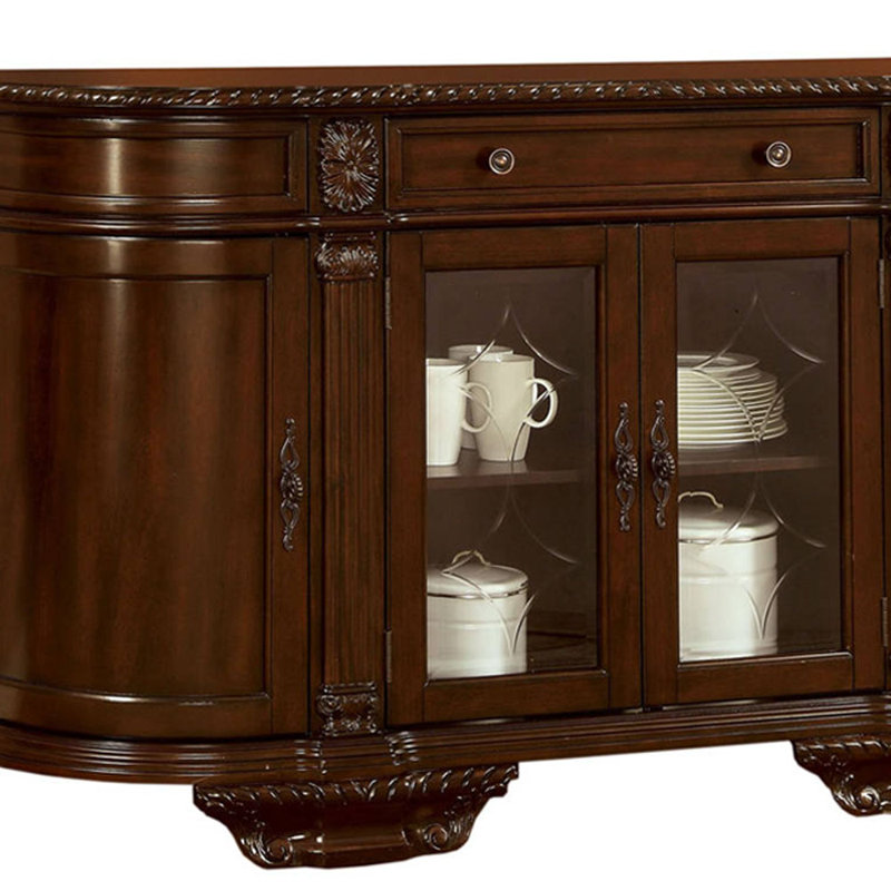 Table de buffet 1 tiroir large 65,75 "Rolanda