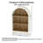 Arched 3-Shelf Bookcase