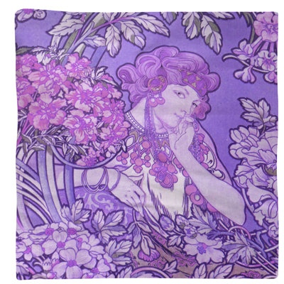 Cotton Floral Square Napkin