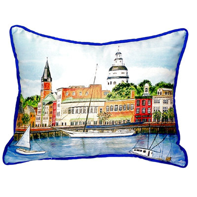 Coussin lombaire intérieur/extérieur annapolis city dock