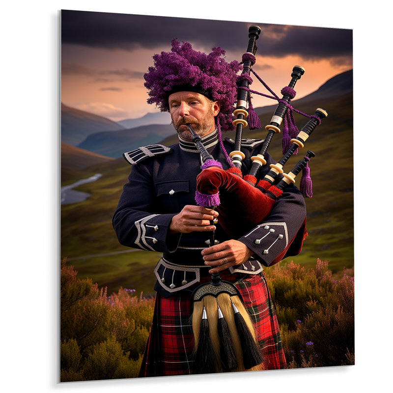«Écosse Great Highland Bagpipe In Écosse I» sur, H 32 po x l 24 po