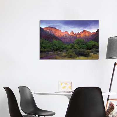 Towers Of The Virgin, Zion National Park, Utah 1 Piece Wall Art on Canvas