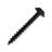 #8 x 1-3/8 in. Black Square Round Washer Head Coarse Thread Self-Tapping