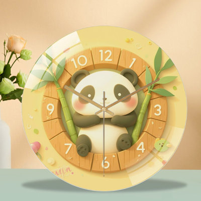 Horloge murale mignonne Panda