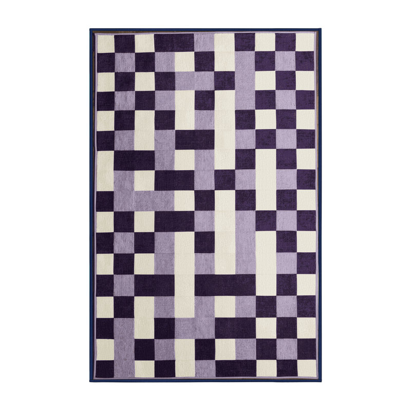 Tapis mauve lavable à la machine, Rectangle 2 pi x 3 pi
