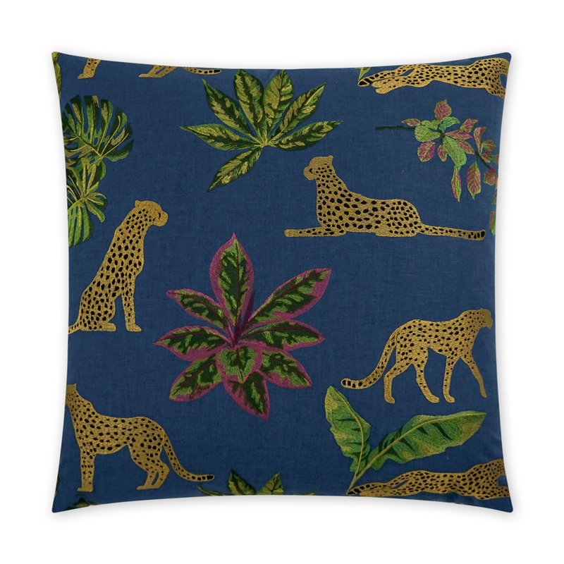 Verdant Pillow Cover & Insert, Lagoon, Rectangle 14"H x 24"W