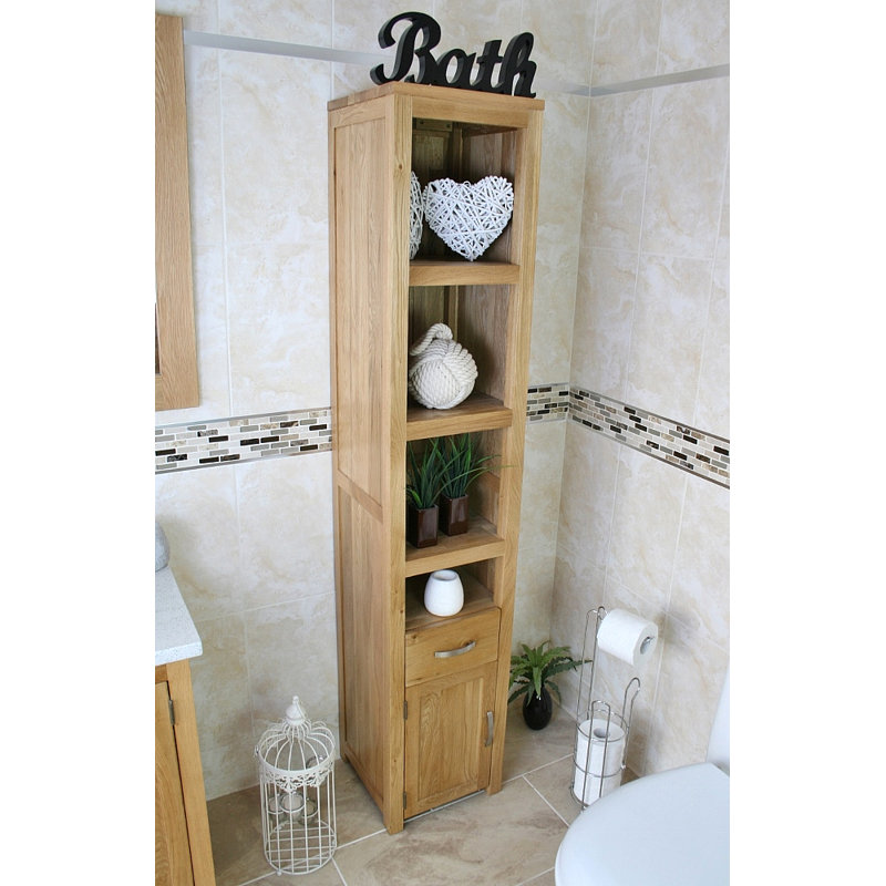 Karli Solid Wood Linen Cabinet
