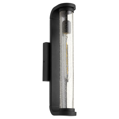 Plafonnier encastré noir H 19 po