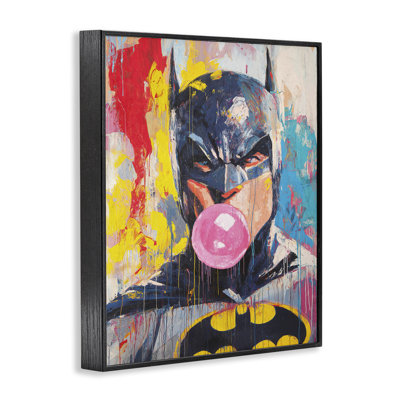 Iconic Street Hero with Bubblegum Framed Giclee, design by Svetlana Aleynikova