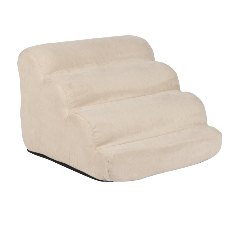 Snoozer Orthopedic Microsuede Stair Railing, Petit (H 14 po x l 21 po x P 20 po), Peau de daim