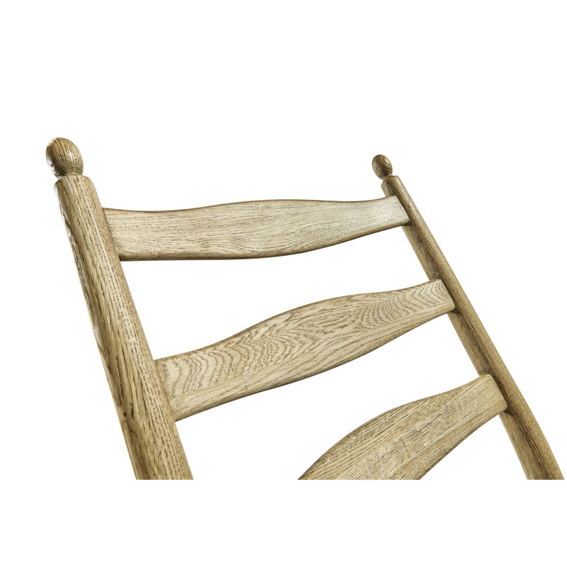 Doppler Upholstered Dining Chair, Stripped Oak
