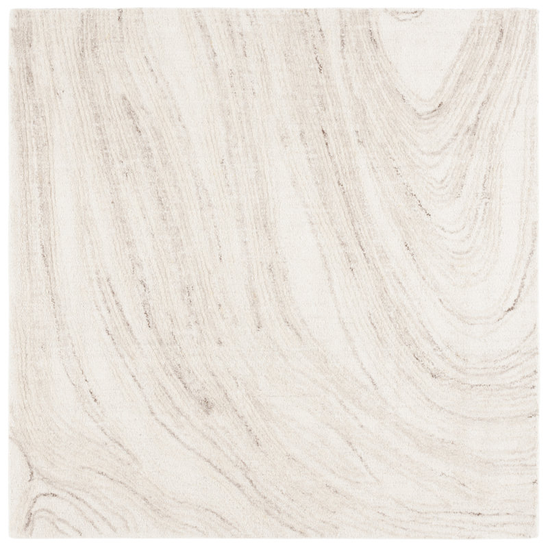 Tapis ivoire / beige Bradfield 551, Carré 6 pi