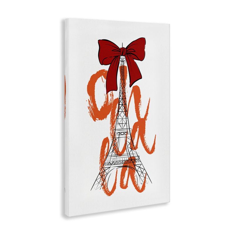 «Oh La La Eiffel Tower» par Martina Pavlova, H 24 po x l 16 po