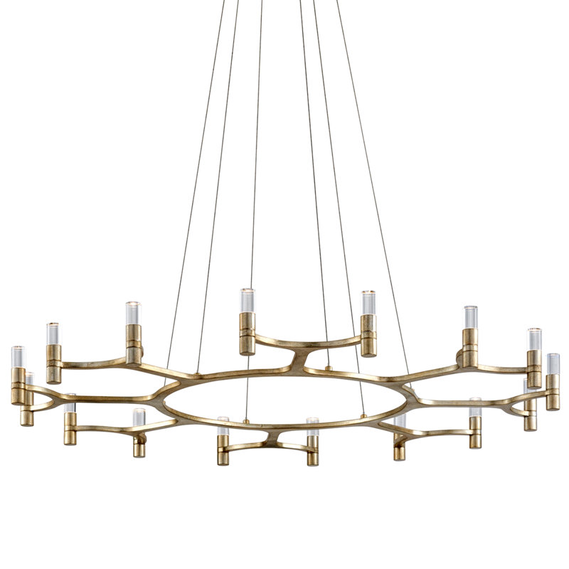 Nexus 16-Light Unique Wagon Wheel LED Chandelier