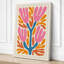 Symmetrical Bloom Botanical - Wrapped Canvas-840574233-840574235