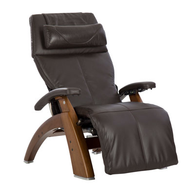 Human Touch Perfect Chair PC610 OmniMotion Classic Zero Gravity Recliner Supreme Upholstery Package Walnut Base