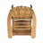 Crossen Acacia Outdoor Adirondack Set-27440742