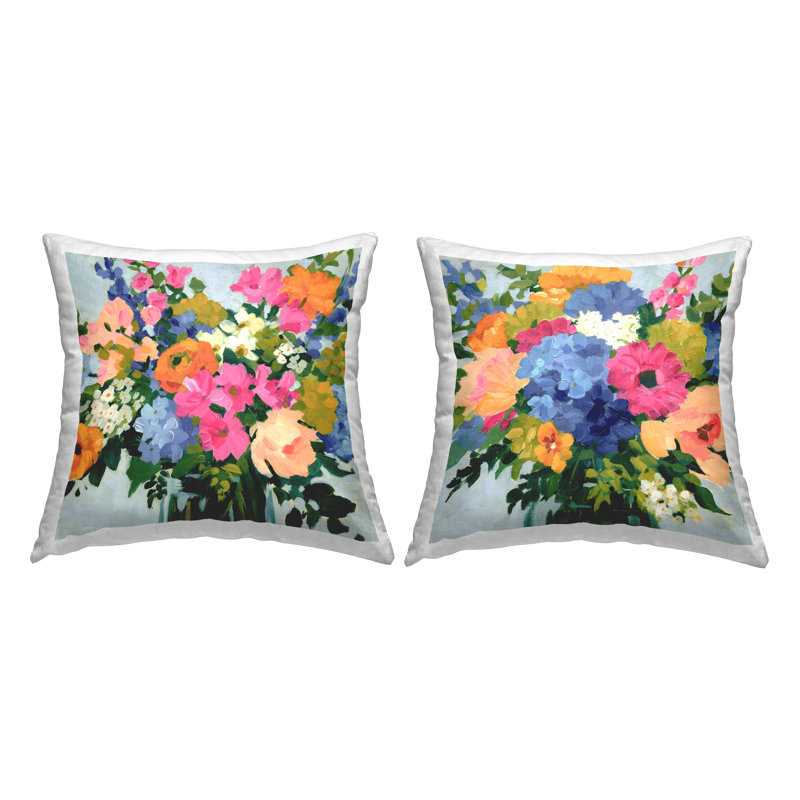 Floral Throw Pillow