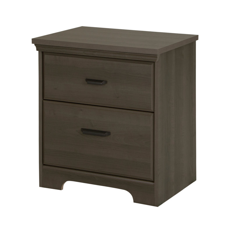 Versa 2 - Drawer Nightstand, Gray Maple