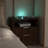 Smart Wooden Nightstand With Charging Station, Night Light & Storage Cabinet