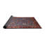 Tapis oriental rouge / bleu Rue-1393699551
