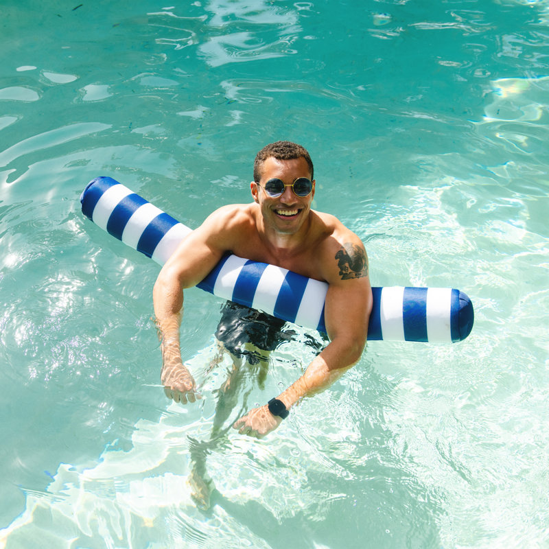 Big Joe Pool Noodle Float, Americana Nautical Stripe