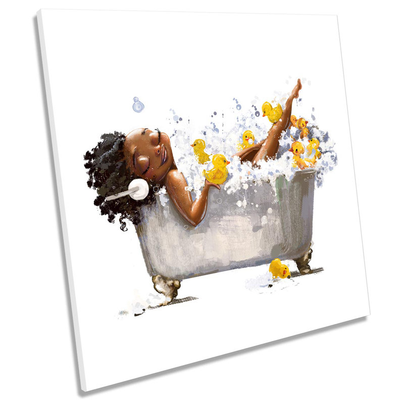 Bath Tub Bathroom Modern - Wrapped Canvas Print, 60cm H x 60cm W x 2cm D