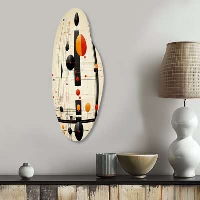 Art mural minimaliste Blissful Voyage, style Mid-Century rétro - Minimalisme