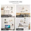 3 Piece U-Shaped Floating Shelf