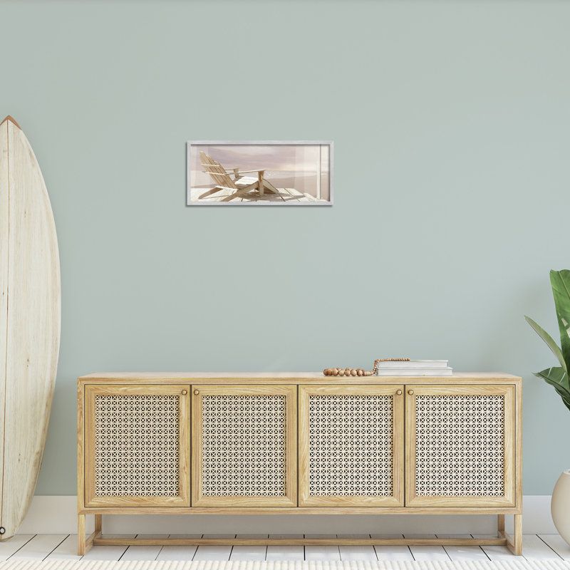 Chaise surplombant la plage, estampe numérique de Noah Bay, Estampe numérique Farmhouse, H 10 po x l 24 po