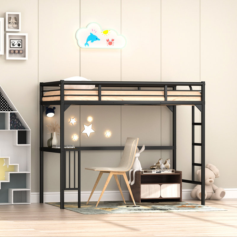 Lit pour enfant Sephine, Noir