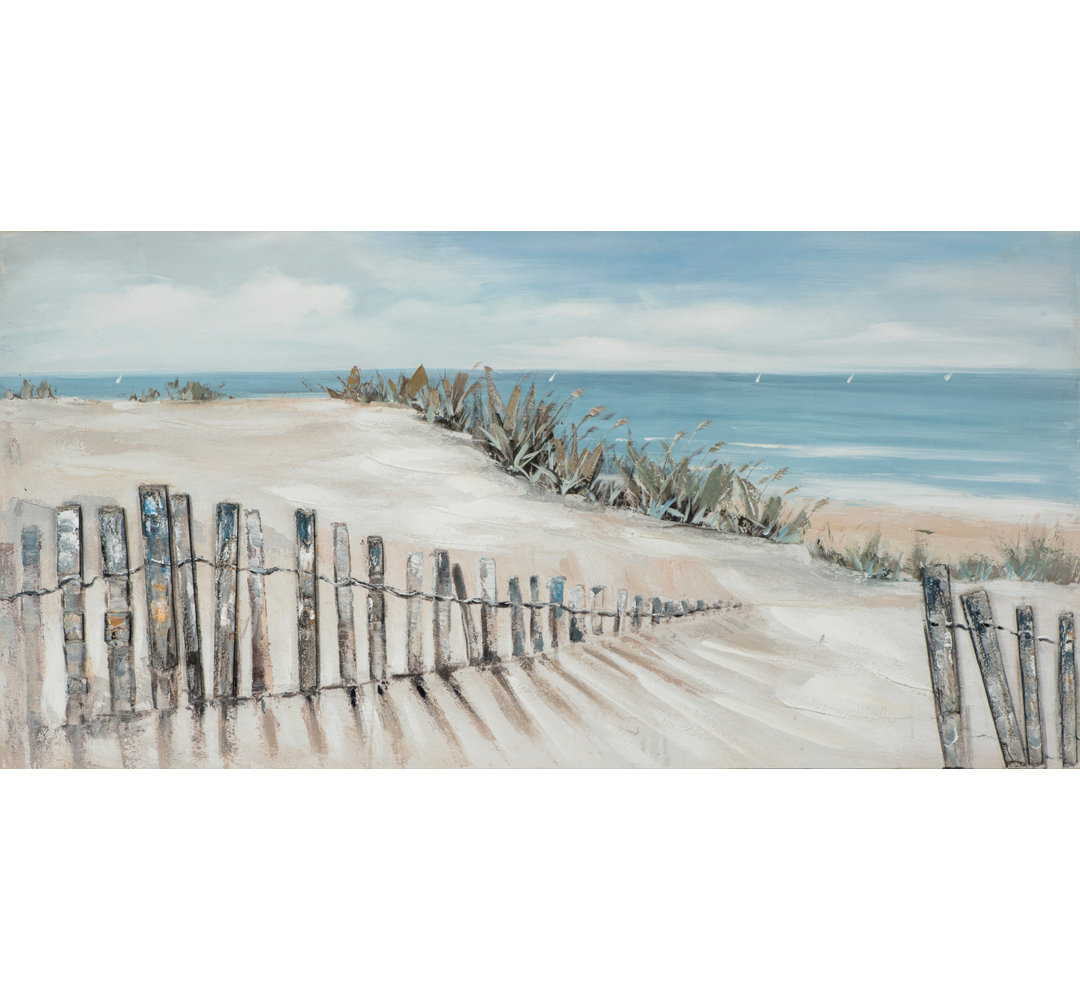 Painting Spaziergang zum Strand