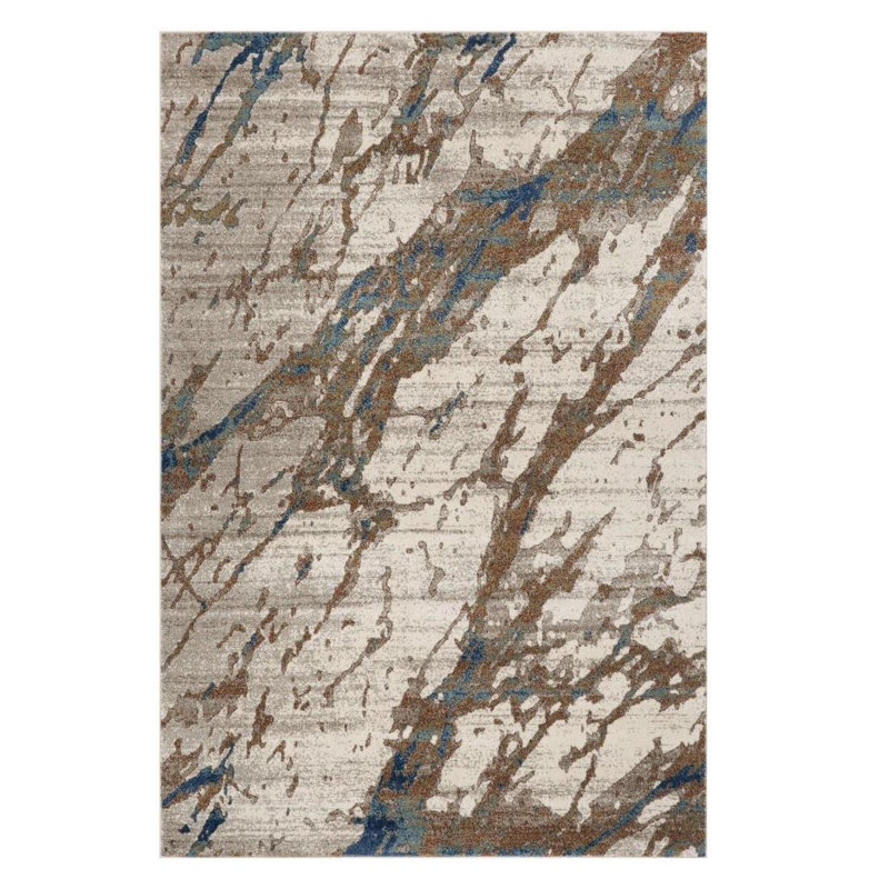 Abstract Multi Area Rug, Rectangle 7'6" x 10"