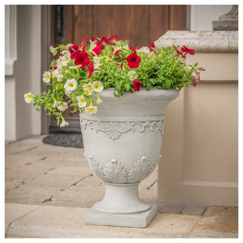 Pot à fleurs marocain antique en oxyde de magnésium marocain antique pour patio et décoration intérieure