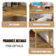 Bureau en bois massif en L Burlywood-1417749472-1417749477